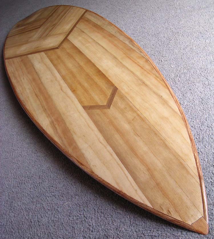 Tabla de surf con madera de paulownia 2